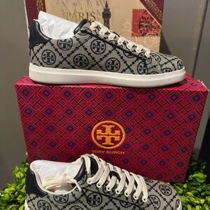 Tory Burch T - Monogram Low-Top Sneakers